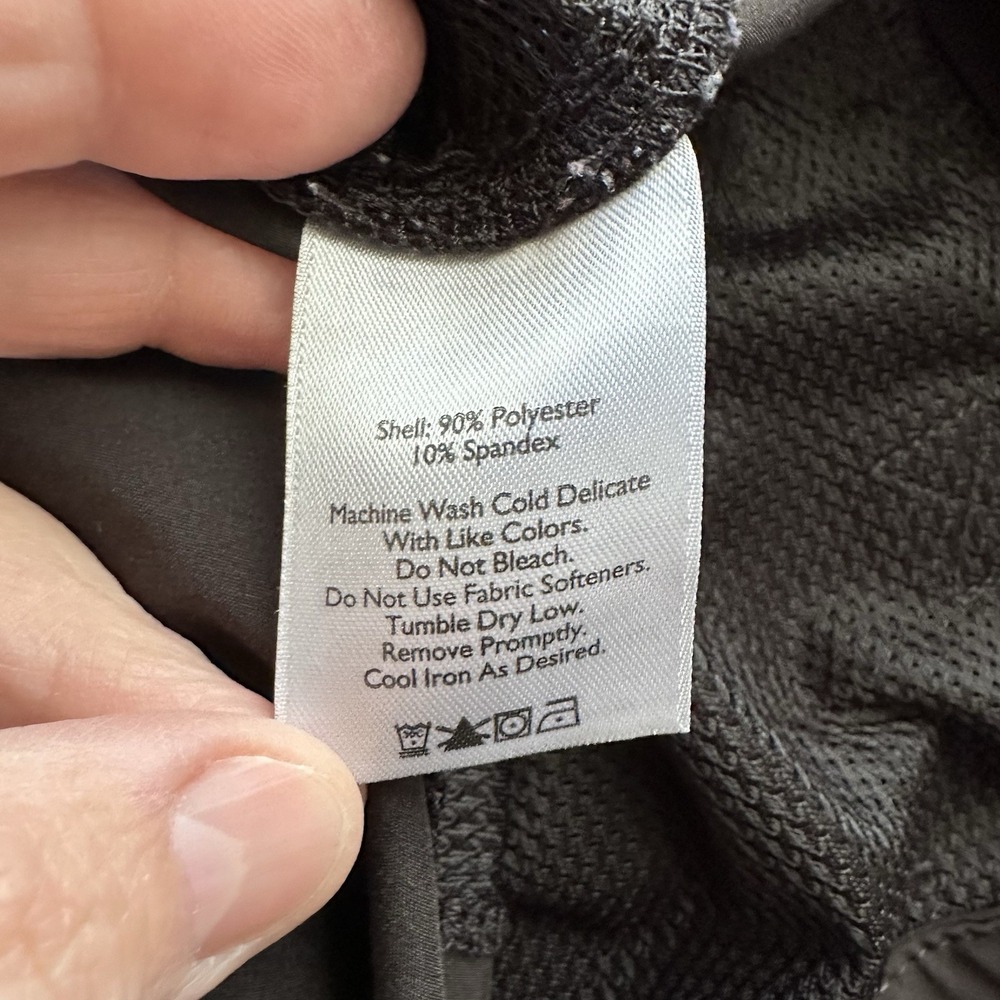 Eddie Bauer Capri Pants Women's Sz 12 Black Outdoor Adventures Stretch Trail - Picture 5 of 8